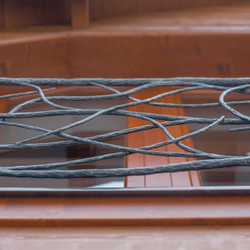 Detail z�bradlia na franc�zskom okne
