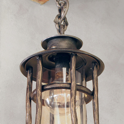 Kovan� z�vesn� luster BABI�KA - luxusn� exteri�rov� svietidlo vo vintage �t�le - origin�lne osvetlenie