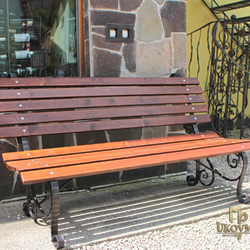 Kovan� lavi�ka - z�hradn� lavi�ka s drevom - �erven� smrek